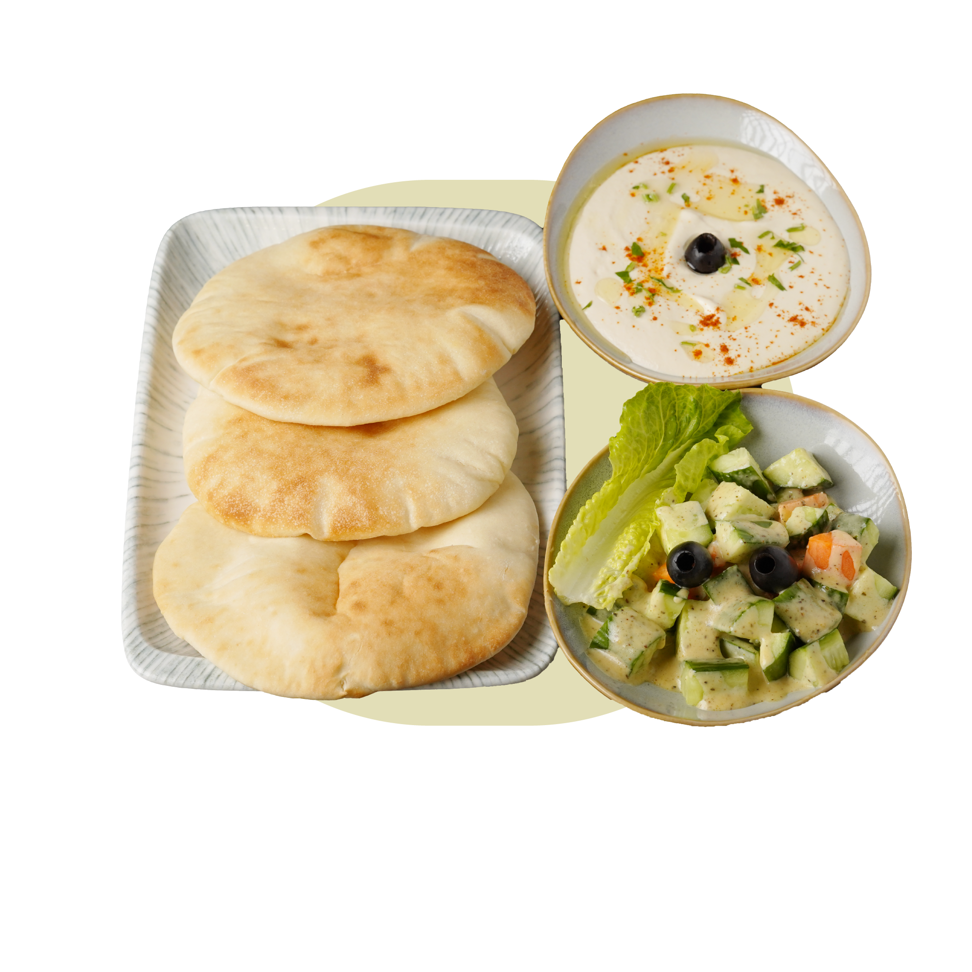 Arabic Bread with Hammus